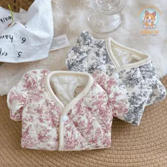 Áo Diora chần bông (Tặng kẹp nơ) cho thú cưng - Áo, váy cho chó mèo, thú cưng - Ziềng iu Petshop