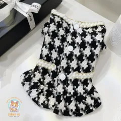 Váy Tweet Coco quý cô (Tặng kẹp nơ) cho thú cưng - Áo, váy cho chó mèo, thú cưng - Ziềng iu Petshop