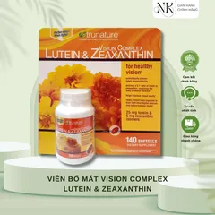( HÀNG CHÍNH HÃNG MỸ) VIÊN BỔ MẮT TRUNATURE VISION COMPLEX LUTEIN & ZEAXANTHIN 140 viên