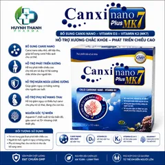 Thực Phẩm Bổ Sung Canxi Nano Plus MK7- Hộp 100 Viên 