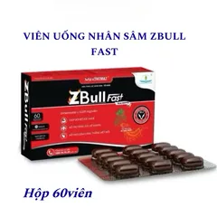 Nhân Sâm ZBull Fast 60 Viên – Viên Uống Bổ Sung Nhân Sâm, Hỗ Trợ Tăng Cường Sức Khỏe