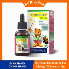 Fitobimbi D3+K2 Phát triển chiều cao Xương răng chắc khoẻ 808494