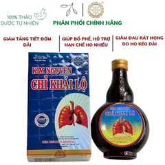 KIM NGUYÊN CHỈ KHÁI LỘ (Chai 300ml) Giúp Bổ phế, giảm ho, giảm đờm, giảm đau rát họng do viêm họng.