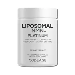 Viên uống Codeage Liposomal Platinum |90 viên| Tăng cường đề kháng/Giảm mệt mỏi - Trẻ hoá tế bào & Ngăn ngừa oxy hóa chuyên sâu [S/P Chuẩn Mỹ không tem]