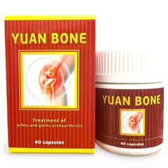 Viên uống Yuan Bone Loại super siêu xịn Malaysia hộp 40 viên - Hỗ trợ xương khớp, khô khớp, tê bì chân tay, thoát vị đĩa đệm, đau thần kinh tọa ( Mã 1361 )