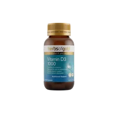 ( SP chính hãng) Vitamin D3 1000 Plus L/120v HERB OF GOLD Bổ sung Vitamin D3, hỗ trợ tăng cường hấp thu canxi