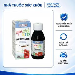 Siro Special Kid Nervosit&eacute; 125ml - Hỗ trợ giảm căng thẳng và lo âu cho trẻ, an thần tự nhiên, hương vị thơm ngon dễ uống