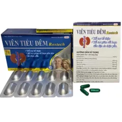 Viên Tiểu Đêm Roxtech (Hộp 30 viên) Hỗ trợ bổ thận và giảm rối loạn tiểu tiện giúp giảm tình trạng tiểu buốt, tiểu rắt