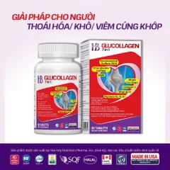 Viên uống dưỡng khớp HB Glucollagen 7in1 (Hộp 60 viên) Bổ sung chất nhờn, làm giảm viêm xương khớp, thoái hóa khớp.