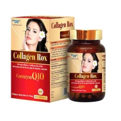 Viên uống đẹp da Collagen Rox (Chai 60 viên) Giúp hỗ trợ hạn chế lão hóa da, mang lại làn da hồng hào, sáng mịn.