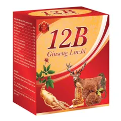 Viên uống 12B Ginseng Linzhi (Hộp 100 viên) Giúp ăn ngon miệng, hỗ trợ tiêu hóa, cải thiện tình trạng suy nhược, mệt mỏi