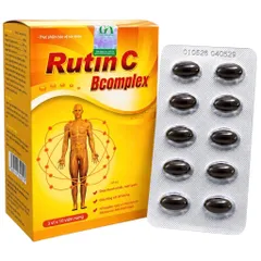 Viên uống Rutin C Bcomplex (Hộp 30 viên) Hỗ trợ giúp tăng cường sức bền thành mạch, giúp cải thiện tình trạng trĩ