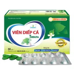 Viên Diếp Cá Trisuta Tâm Dược (Hộp 30 viên) Hỗ trợ cải thiện tình trạng của trĩ, táo bón và tăng tính bền thành mạch