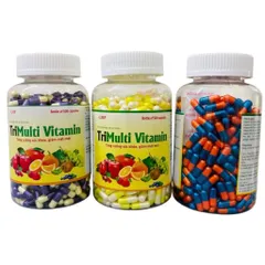Viên uống bổ sung TriMulti Vitamin (Chai 500 viên) Tăng cường sức khỏe và nâng cao sức đề kháng, giảm mệt mỏi, suy nhược