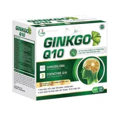 Viên uống Ginkgo Q10 Vinaphar (Hộp 100 viên) Hỗ trợ giảm tình trạng thiểu năng tuần hoàn não như đau đầu, chóng mặt, mất ngủ