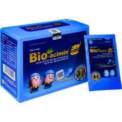 Cốm vi sinh Bio-acimin Gold+ (Hộp 30 gói) Hỗ trợ cải thiện tình trạng đầy bụng, khó tiêu, phân sống, tiêu chảy, táo bón