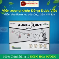 Viên uống Xương Khớp Đông Dược Việt (Hộp 30 viên) Giảm đau nhức cột sống, đau lưng, đau thần kinh tọa, hỗ trợ vận động