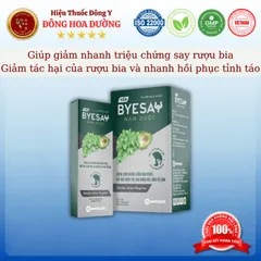 VIÊN UỐNG BYESAY NAM DƯỢC (hộp 30 viên) - Giúp giảm nhanh các triệu chứng say rượu bia; Giảm tác hại của rượu bia