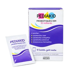 (Pháp) Men Vi Sinh Pediakid Probiotiques 10M Chính Hãng Cho Bé 10 Tỷ Lợi Khuẩn + Kẽm + Chất Xơ Hỗ Trợ Tiêu Hóa, Cân Bằng Hệ Vi Sinh