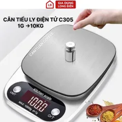 Cân Tiểu Ly Điện Tử Mini Mặt Inox - Đo Khối Lượng Chính Xác - Tiện Dụng tối đa 10kg 814077