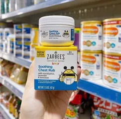 Dầu bôi ấm ngực Zarbee cho trẻ 42g