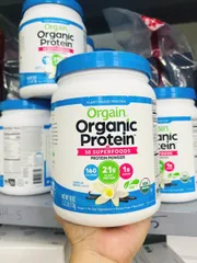🌱 Orgain Organic Protein & Superfoods Vị Vani 510g - Bột Protein Hữu Cơ Giảm Cân, Giao Hỏa Tốc