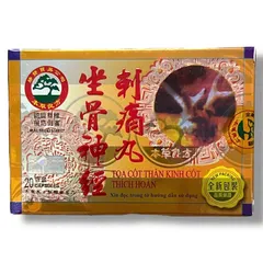 [CHÍNH HÃNG] Toạ Cốt Thần Kinh Cốt Thích Hoàn Malaysia - Hỗ trợ giảm đau lưng, phong thấp, đau khớp, tê chân tay - Hộp 20 viên - Mã 1514