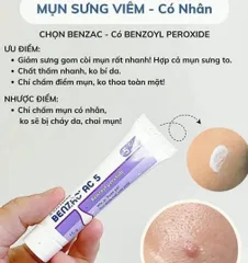 Kem Benzac AC 5% giảm mụn hiệu quả tuýp 15g 💸 Giá rẻ mỗi ngày!