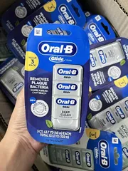 ? Oral-B Glide Deep Clean Floss - Chỉ nha khoa làm sạch sâu, hương bạc hà, set 3, giao nhanh 2h