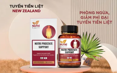 Viên Uống Hỗ Trợ Tuyến Tiền Liệt Nutri Prostate Support - 30 Viên Chiết Xuất Cây Cọ Lùn, Tầm Ma, Kẽm - Sản Phẩm Hỗ Trợ Sức Khỏe Nam Giới