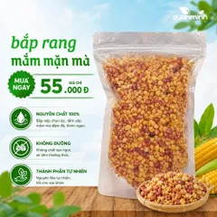 500GR Bắp rang mắm mặn mà CAOFOOD siêu ngon, thấm đậm vị, ăn là ghiền - món ăn siêu ngon phải thử