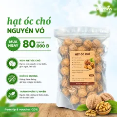 Hạt óc chó nguyên vỏ 500GR CAO Food nhập khẩu Mỹ - Hạt dinh dưỡng cao cấp, giàu protein và chất béo tốt cho sức khỏe
