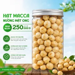 Hạt Macca Nướng Mật Ong CAOFOOD - Món Ăn Vặt Dinh Dưỡng Siêu Ngon, Giòn Rụm Ngọt Bùi, Quà Tặng Lý Tưởng cho Sức Khỏe