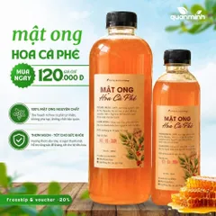 Mật Ong Hoa Cà Phê CAO FOOD 100% Nguyên Chất Từ Tây Nguyên - Hương Vị Tự Nhiên, Ngọt Thanh, Thích Hợp Pha Nước Uống và Chế Biến Thức Ăn