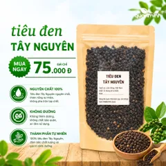 Tiêu đen Đaklak CAO Food 100g - Hạt tiêu sạch tự nhiên, gia vị ngon cho bếp Việt, xuất xứ Đaklak, an toàn vệ sinh chất lượng cao