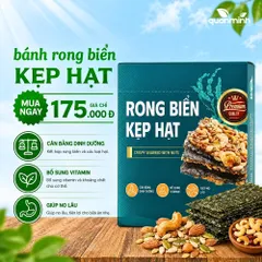 Thanh bánh rong biển kẹp hạt dinh dưỡng UMAI không đường, không chất bảo quản - Bánh ăn kiêng nhà làm siêu ngon