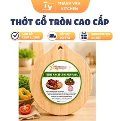Thớt Gỗ Tròn Cao Cấp (TV1687)