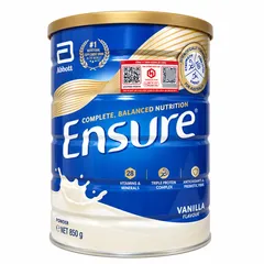 (Úc) Sữa Ensure Hương Vanilla 850g Chính Hãng Sữa Dinh Dưỡng Cho Người Lớn Bổ Sung Vitamin, Khoáng Chất Và Dưỡng Chất Thiết Yếu