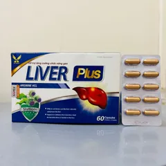 (Công Ty NK) Viên uống LIVER PLUS tăng cường sức khỏe gan, giải độc hạ men gan