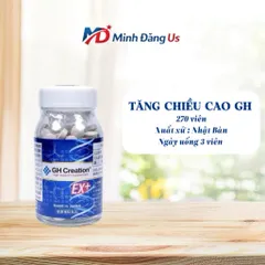 Viên uống tăng chiều cao độ tuổi từ 4 - 30 tuổi GH Creation Ex+  giúp hỗ trợ phát triển chiều cao tự nhiên
