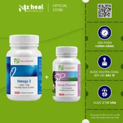 [Hỏa tốc] Bộ đôi Viên Uống Dầu Cá Omega 3 NZPurehealth và Viên Uống Nhau Thai Cừu Sheep Placenta NZPureHealth