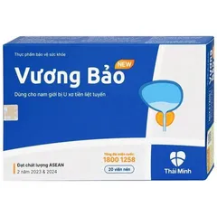 (CTy NK) Viên Uống Vương Bảo 20 Viên – Hỗ Trợ Sức Khỏe Tuyến Tiền Liệt, Hỗ Trợ Người Phì Đại Lành Tính Tuyến Tiền Liệt