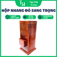 Hộp Ống Đựng Nhang Màu Nâu Đỏ Sang Trọng Cao Cấp (TH703)
