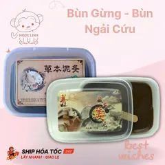 Bùn Gừng, Bùn Ngải Cứu Dưỡng Sinh Giảm Béo, Trị Liệu Xương Khớp Giảm Đau Mỏi Thư Giãn Hộp 1000g