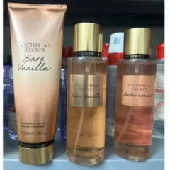 ( XẢ KHO Trầy bao bì không ảnh hưởng chất lượng ) body mist mùi BARE VANILLA - AMBER ROMANCE