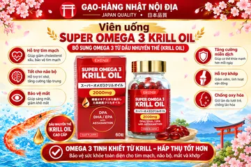 Viên Uống Dầu Nhuyễn Thể Eikenbi Super Omega 3 Krill Oil 2000mg (60 Viên)