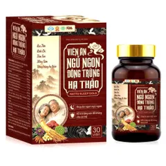 Viên ăn ngủ ngon đông trùng hạ thảo bồi bổ cơ thể, ăn ngủ ngon, người suy nhược sau bệnhh tăng miễn dịch tăng thể lực