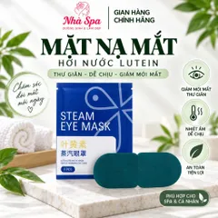 Combo 10 chiếc Mặt nạ mắt hơi nước Lutein dùng một lần có nén ấm áp và nóng để làm dịu mắt