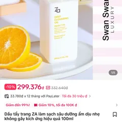 Dầu tẩy trang Za Deep Cleansing Oil 200ml (P138123)