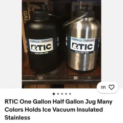 Bình Giữ Nhiệt RTIC Insulated Jug (1.8L) - Hàng Mỹ- Giữ Lạnh 24H (P137780)